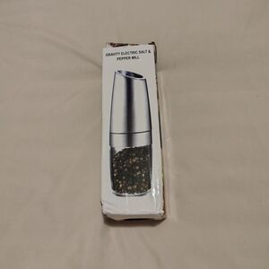 Gravity Electric Salt & Pepper Mill - Silver